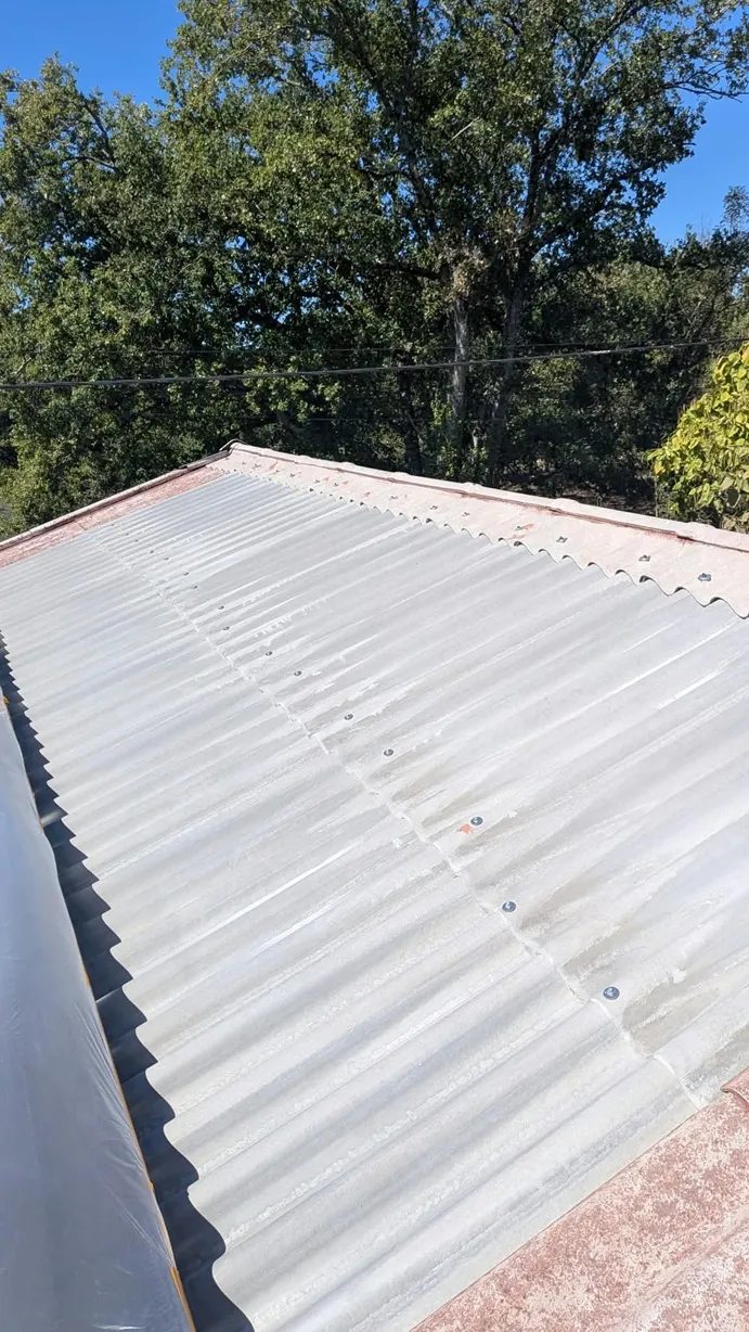 Chantier n°1 : la toiture avant notre intervention